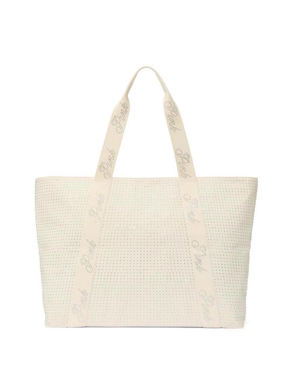 PINK Victoria's Secret White Tote Bag
